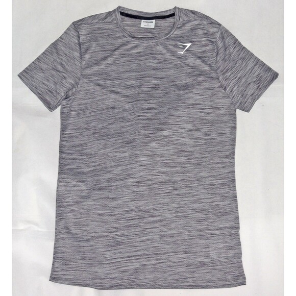 Gymshark Grey Silhouette Lt Grey Marl Arrival Men's‎ Athletic T-Shirt Size Small - Picture 1 of 8